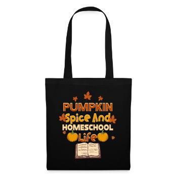 Pumpkin Spice And Homeschool Life - Tote Bag - black - Front