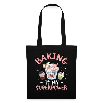 Cupcake - Stoffbeutel - Schwarz - Vorne