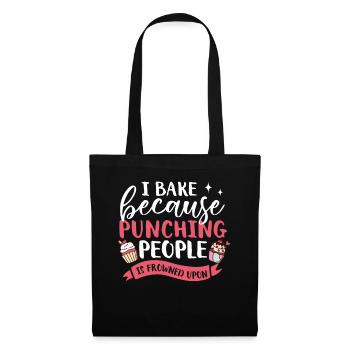 Cupcake Muffin Baking Gift - Tote Bag - black - Front