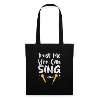 Singer - Tote Bag - black - Front