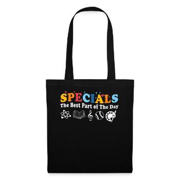 Spéciaux La meilleure partie de la journée - Sac en tissu - noir - Devant