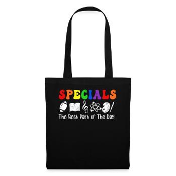 Spéciaux La meilleure partie de la journée - Sac en tissu - noir - Devant