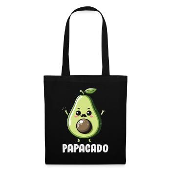 Avocat Guacamole Vegan Cadeau - Sac en tissu - noir - Devant