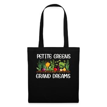 Urban Gardener Männer Frauen Microgreens - Stoffbeutel - Schwarz - Vorne