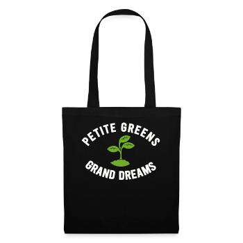 Jardinier Urbain Hommes Femmes Microgreens - Sac en tissu - noir - Devant