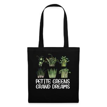 Jardinier Urbain Hommes Femmes Microgreens - Sac en tissu - noir - Devant