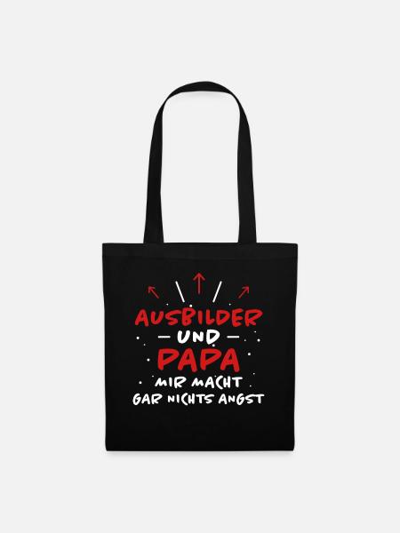 Ausbilder Spruch Beruf Lustiges Ausbilder Geschenk - Stoffbeutel - Schwarz