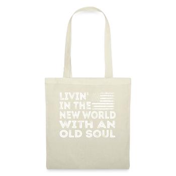 Livin dans le Nouveau Monde Vieille Âme - Sac en tissu - nature - Devant