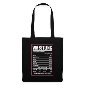 Wrestling Wrestler Fight Wrestling Ringer Gift - Tote Bag - black - Front