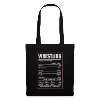 Wrestling - Stoffbeutel - Schwarz - Vorne