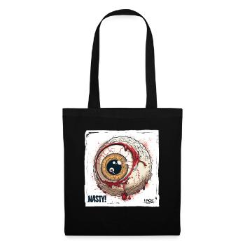 Un œil méchant et dégoûtant - Sac en tissu - noir - Devant