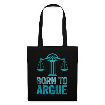 Born To Argue Judge Advocate Attorney - Tote Bag - black - Front