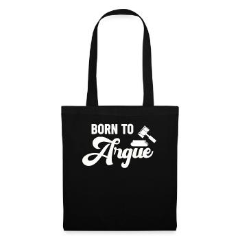 Born To Argue Judge Advocate Attorney - Tote Bag - black - Front
