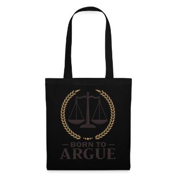 Born To Argue Judge Advocate Attorney - Tote Bag - black - Front