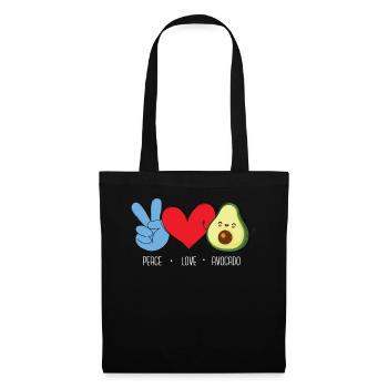 Avocado Guacamole Vegan Gift - Tote Bag - black - Front