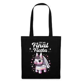 Vieille fille - Sac en tissu - noir - Devant