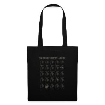 Budgie Bird Pet Parakeet Gift - Tote Bag - black - Front
