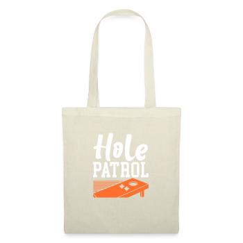 Cornhole pouf trou aveugle cadeau - Sac en tissu - nature - Devant
