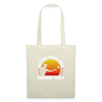 Cornhole Beanbag Sackloch Geschenk - Stoffbeutel - Natur - Vorne