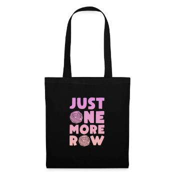 Crochet Knitting Sewing Seamstress Gift - Tote Bag - black - Front