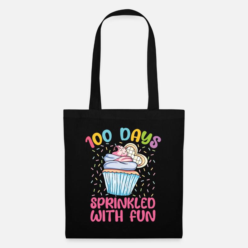 Cupcake Muffin Backen Geschenk - Stoffbeutel - Schwarz