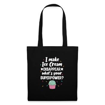 Ice cream - Tote Bag - black - Front