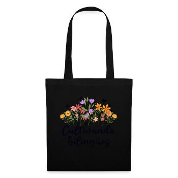 Cultivando Bilingües Spanish Teacher - Tote Bag - black - Front