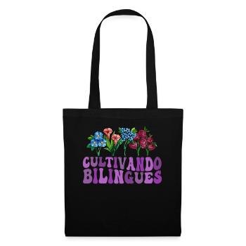 Cultivando Bilingües Spanish Teacher - Tote Bag - black - Front