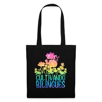 Cultivando Bilingües Spanish Teacher - Tote Bag - black - Front