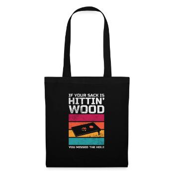 Cornhole - Sac en tissu - noir - Devant