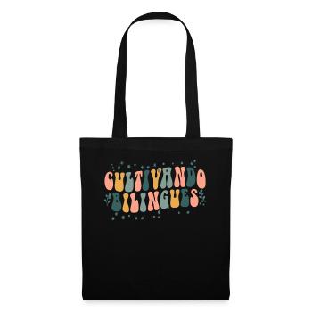 Cultivando Bilingües Spanish Teacher - Tote Bag - black - Front