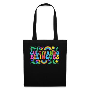 Cultivando Bilingües Spanish Teacher - Tote Bag - black - Front