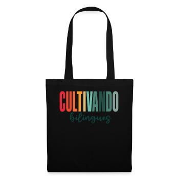 Cultivando Bilingües Spanish Teacher - Tote Bag - black - Front