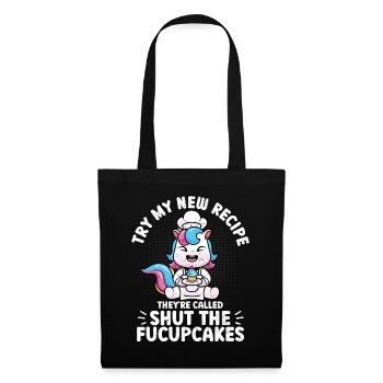 Cupcake - Stoffbeutel - Schwarz - Vorne