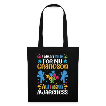 Autismus Awareness Day Autist Geschenk - Stoffbeutel - Schwarz - Vorne