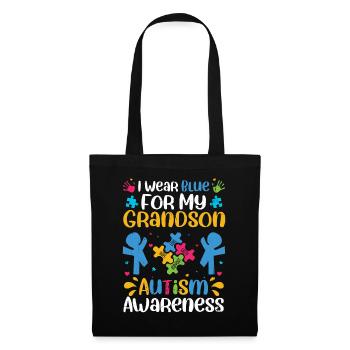 Autisme - Sac en tissu - noir - Devant
