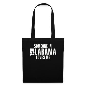 Someone In Alabama Loves Me - Tote Bag - black - Front
