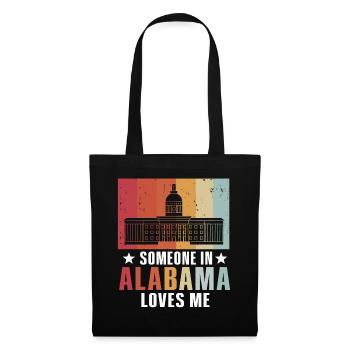Someone In Alabama Loves Me - Tote Bag - black - Front