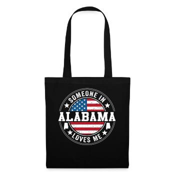 Someone In Alabama Loves Me - Tote Bag - black - Front