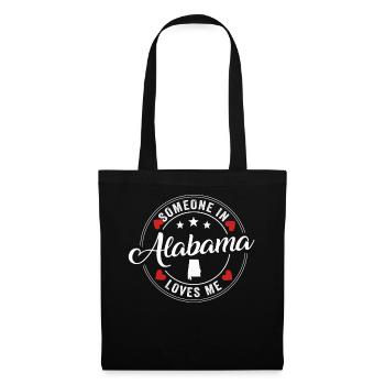 Someone In Alabama Loves Me - Tote Bag - black - Front