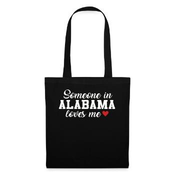 Someone In Alabama Loves Me - Tote Bag - black - Front