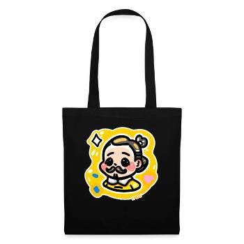 Shakespeare Chibi Guy - Sac en tissu - noir - Devant