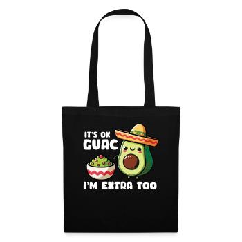 Avocado Guacamole Vegan Gift - Tote Bag - black - Front