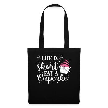 Cupcake - Stoffbeutel - Schwarz - Vorne