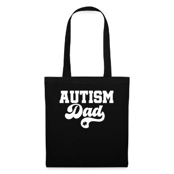 Journée de sensibilisation des pères autistes autistes cadeau - Sac en tissu - noir - Devant