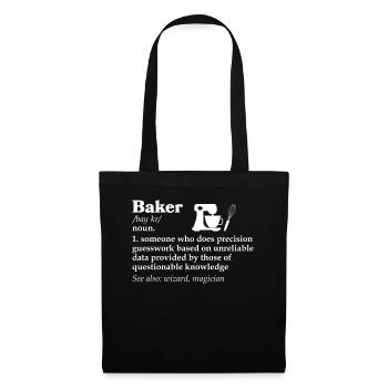 Baker Bakery Bakery Baking Gift - Tote Bag - black - Front