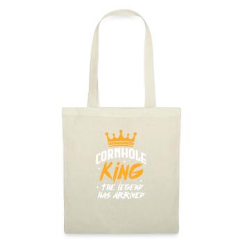 Cornhole pouf trou aveugle cadeau - Sac en tissu - nature - Devant