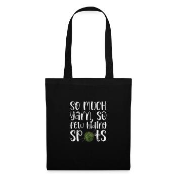 Crochet Tricot - Sac en tissu - noir - Devant