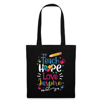 Autism Awareness Day Autistic Gift - Tote Bag - black - Front
