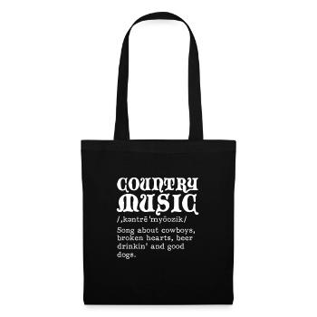 Country Music Country Music Gift - Tote Bag - black - Front